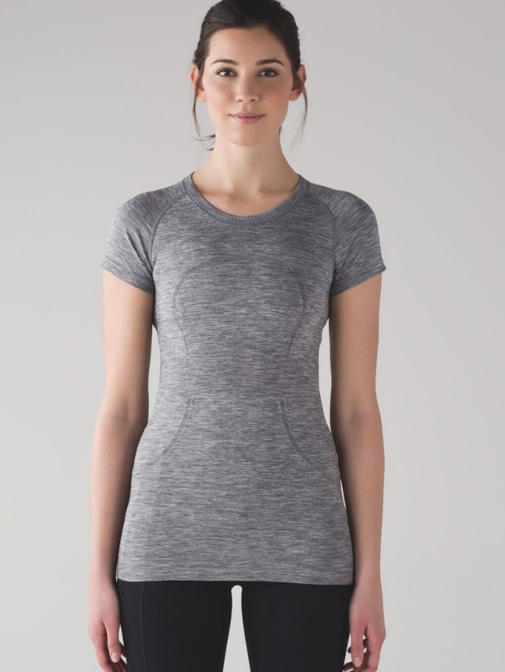 Lululemon Swiftly Tech Short Sleeve Crew Slate / White